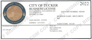Бизнес-лицензия на осуществление деятельности в США